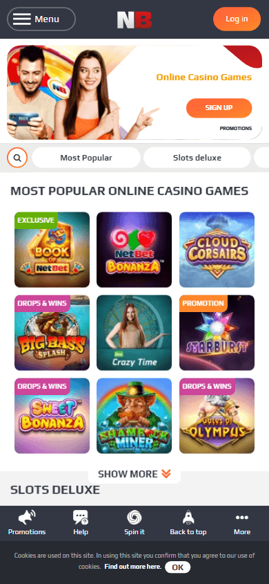netbet_casino_homepage_mobile