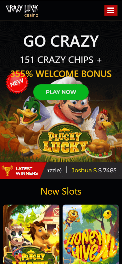 crazy_luck_casino_homepage_mobile