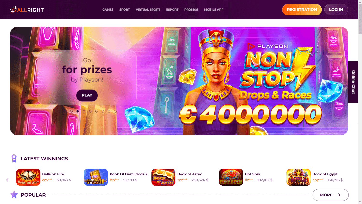all_right_casino_homepage_desktop