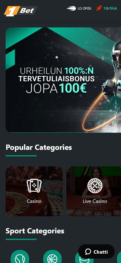 1bet_casino_homepage_mobile