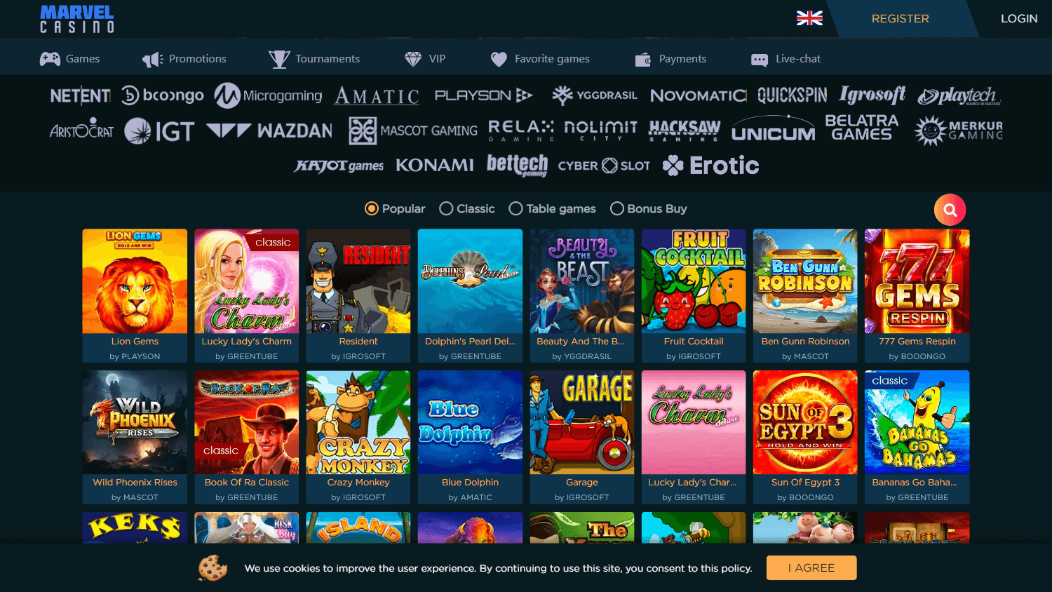 Come registrazione al Marvel Casino?