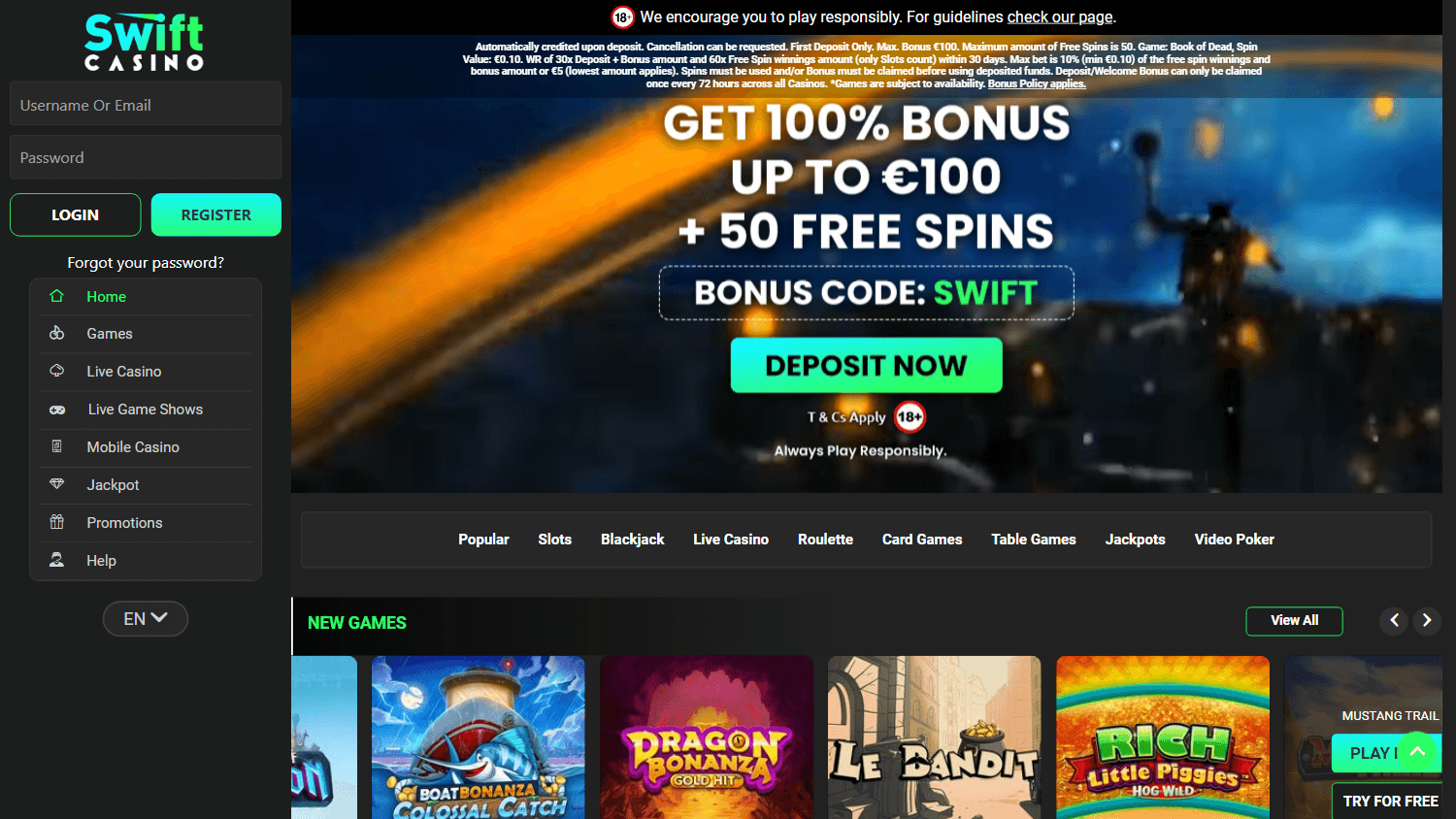 swift_casino_homepage_desktop