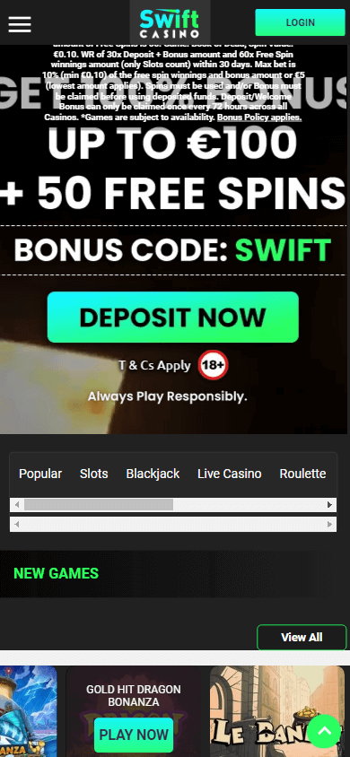 swift_casino_homepage_mobile