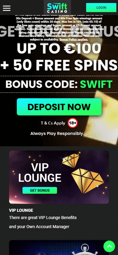 VIP Club  Swift Casino UK