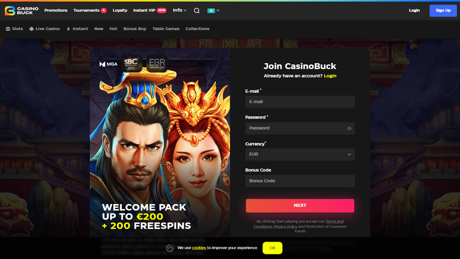 casinobuck_homepage_desktop