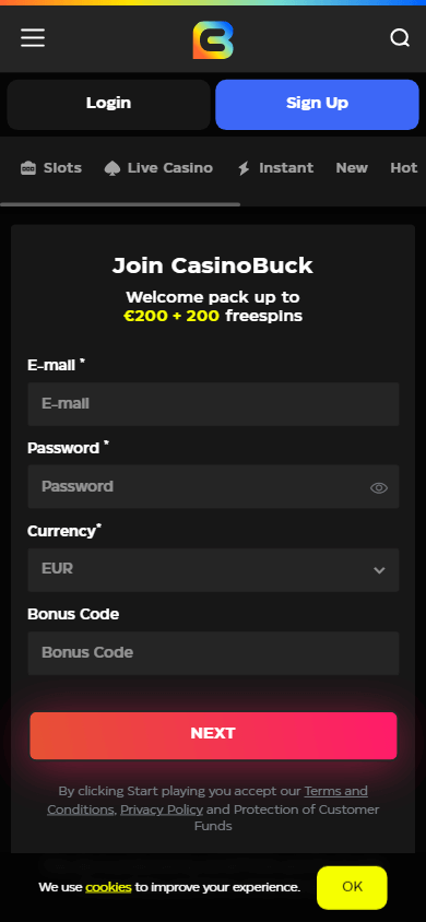 casinobuck_homepage_mobile
