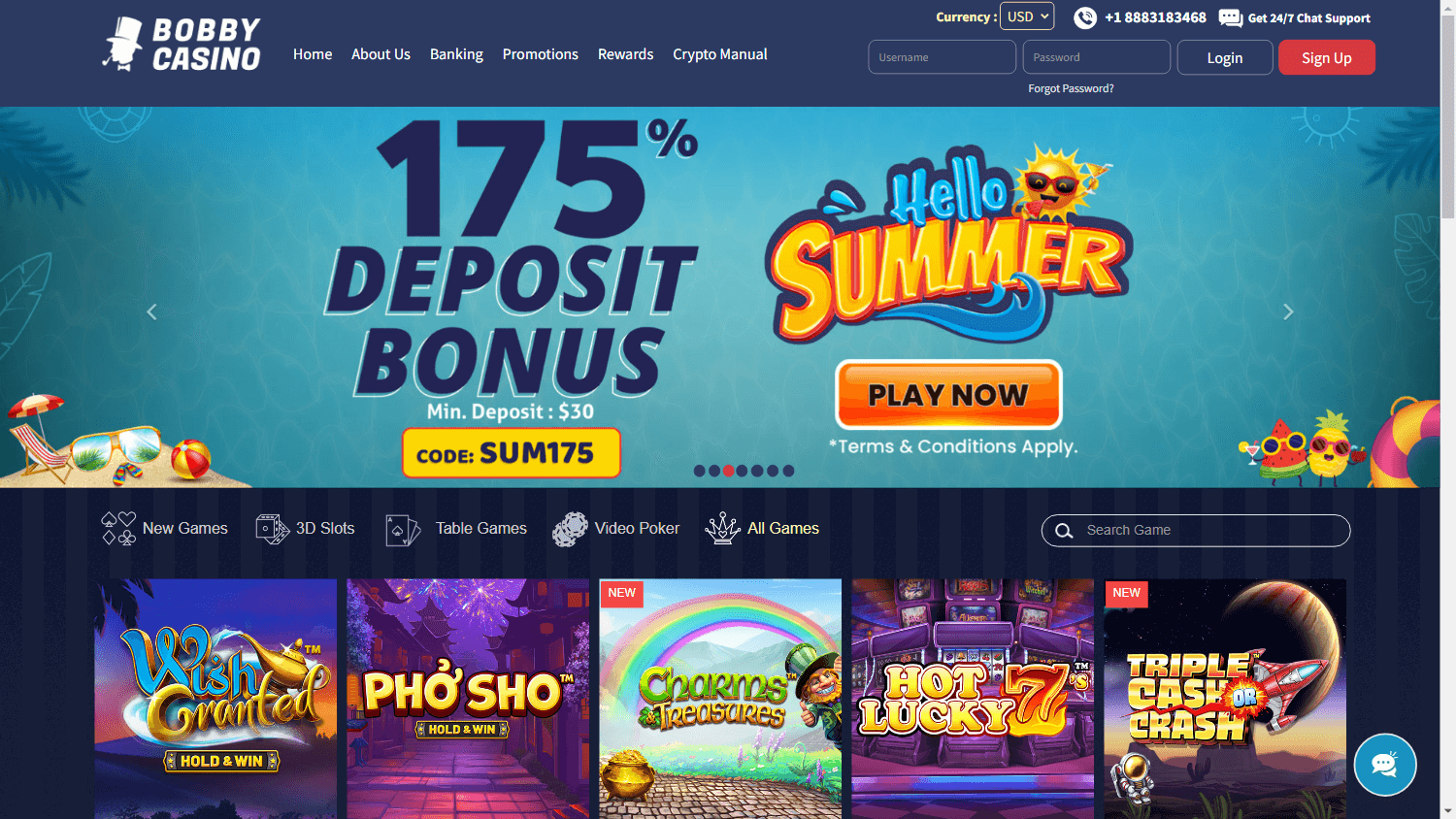 bobby_casino_homepage_desktop