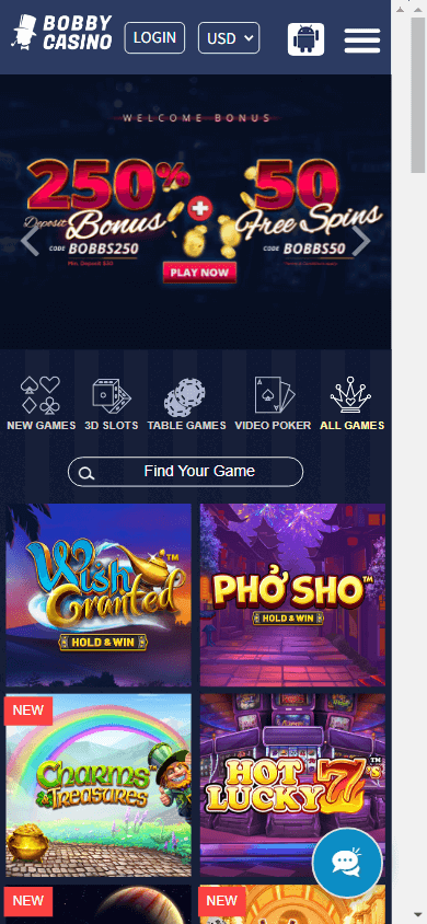 bobby_casino_homepage_mobile