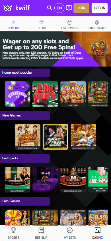 kwiff_casino_homepage_mobile