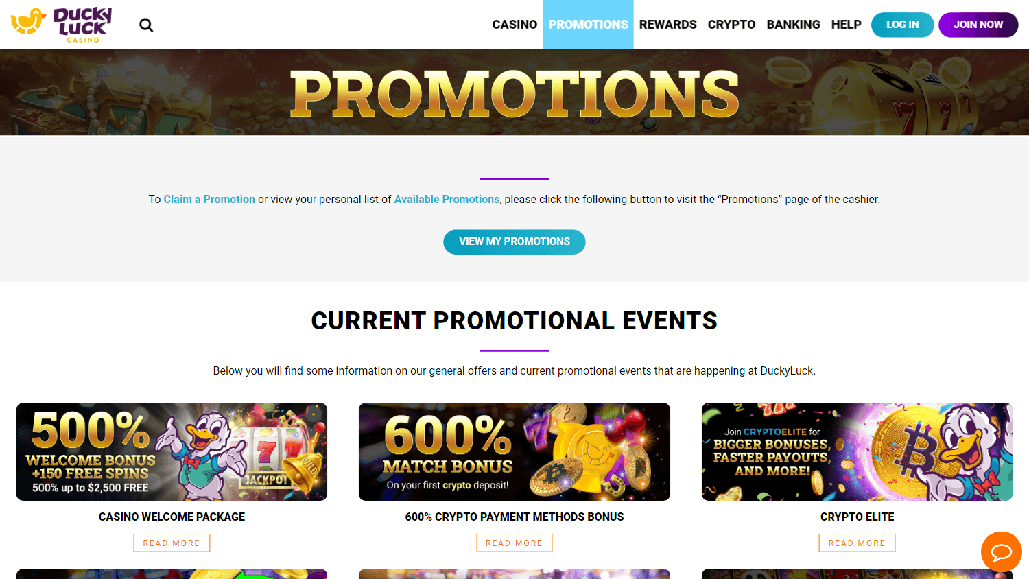 duckyluck_casino_promotions_desktop