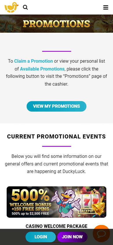duckyluck_casino_promotions_mobile