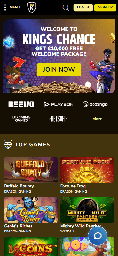 kings_chance_casino_homepage_mobile