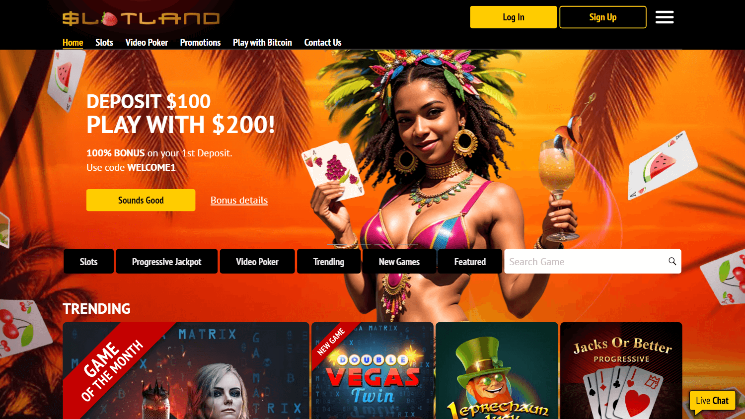 slotland_casino_homepage_desktop