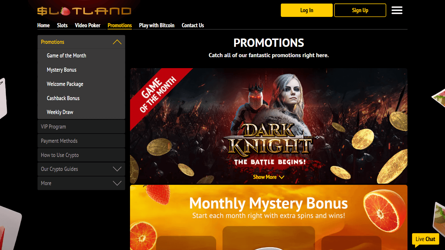 slotland_casino_promotions_desktop