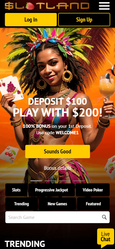 slotland_casino_homepage_mobile