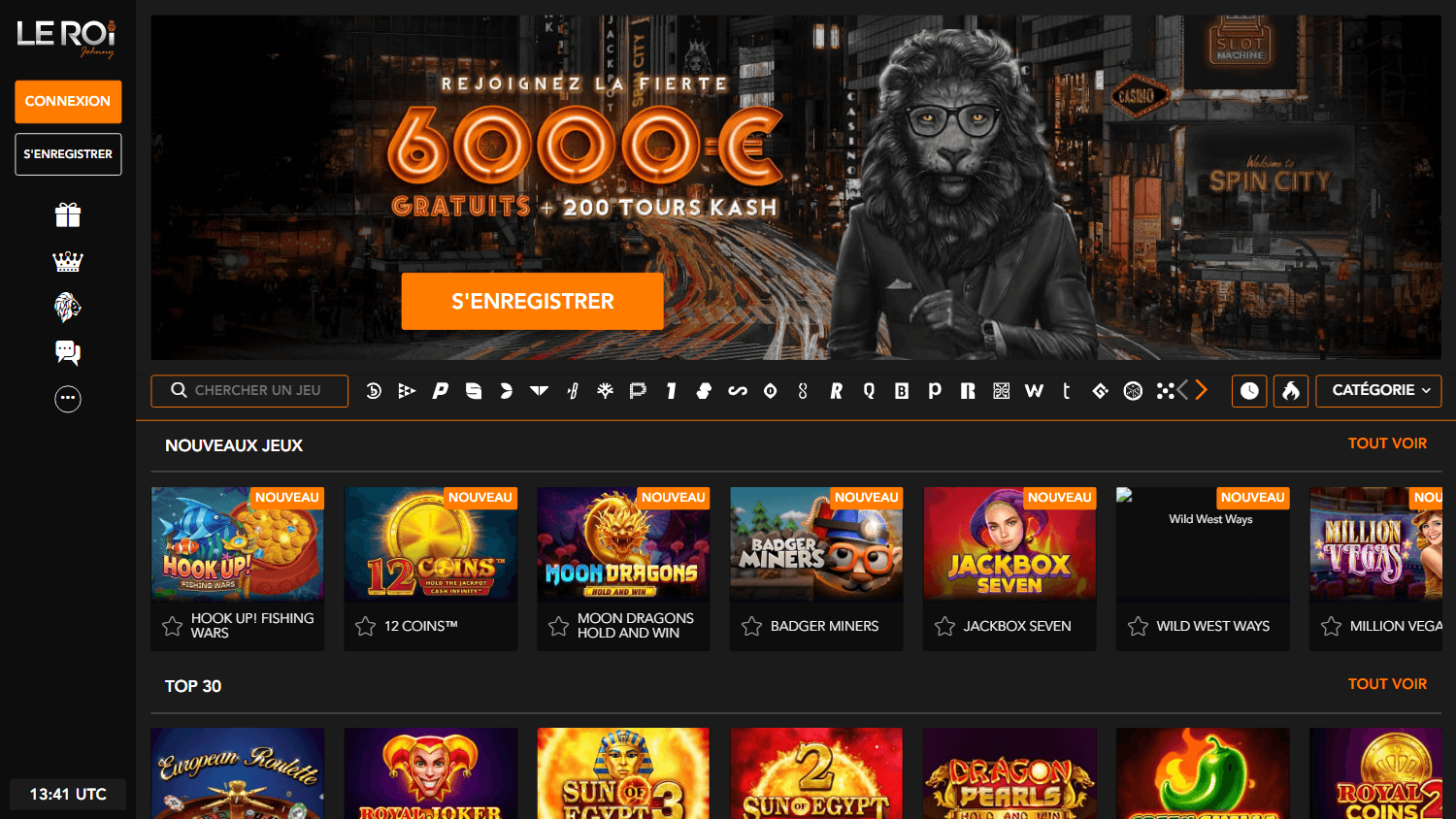 le_roi_johnny_casino_homepage_desktop