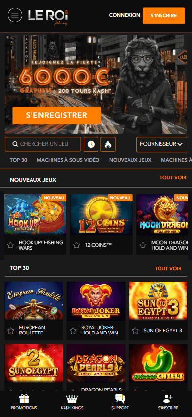 le_roi_johnny_casino_homepage_mobile