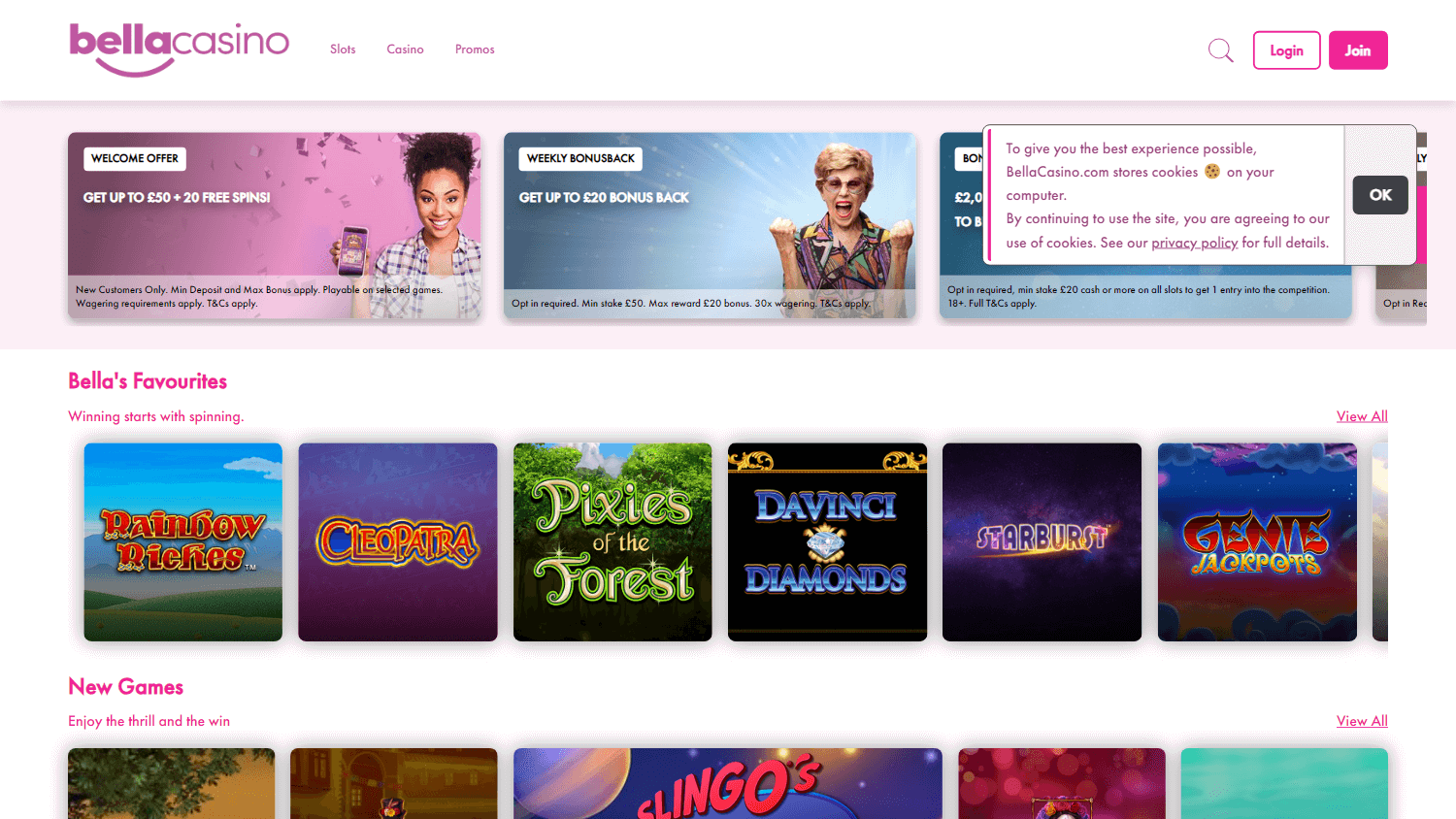 bella_casino_homepage_desktop
