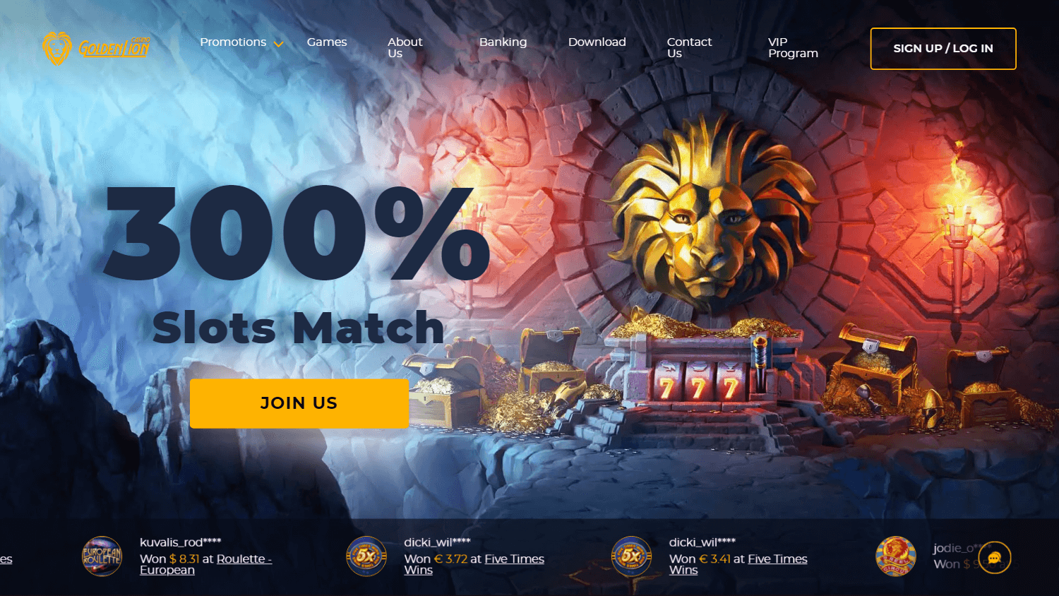 golden_lion_casino_homepage_desktop