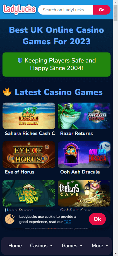 ladylucks_casino_homepage_mobile