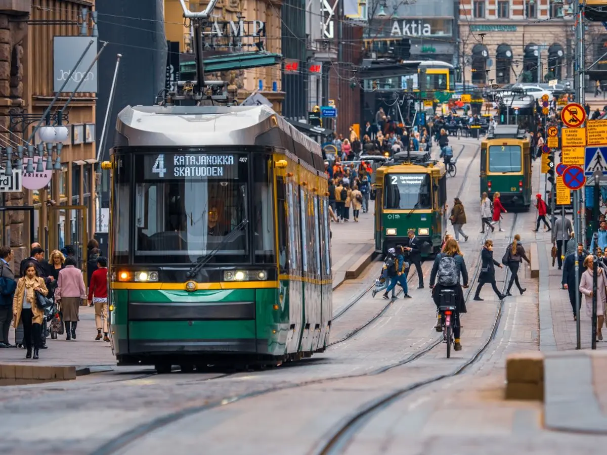 Finland pedestrians