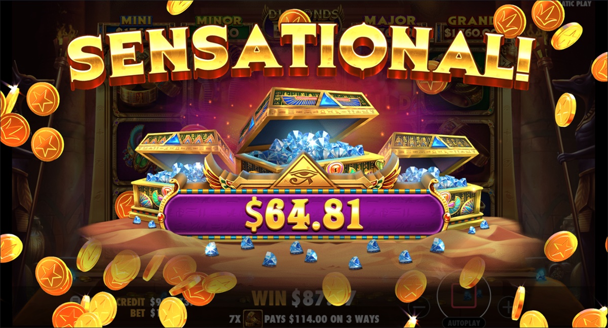 Diamonds of Egypt - Sensational win