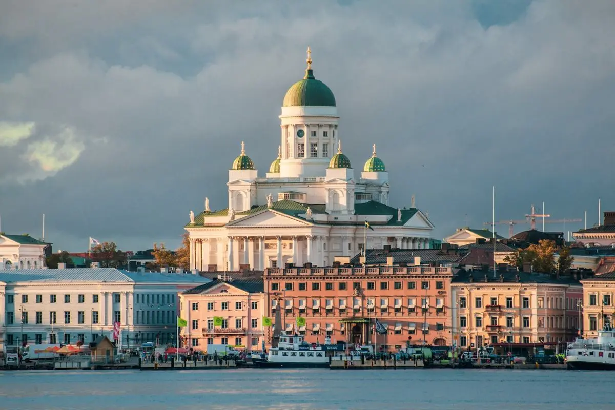 Finland, a government building.