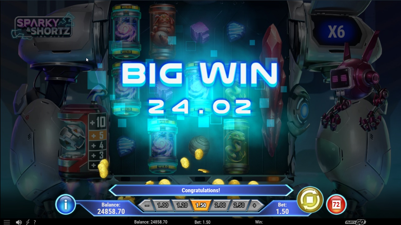 Sparky & Shortz slot big win