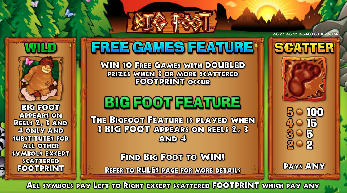 Bigfoot features