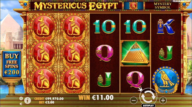 Mysterious Egypt - Mystery symbol win
