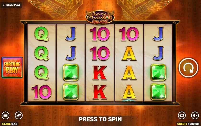 Lucky Pharaoh Deluxe Fortune Demo Play Free Slot Game