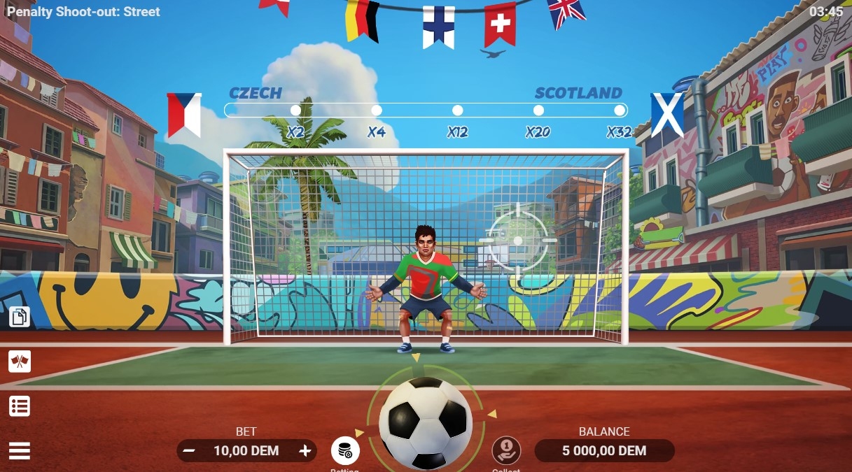 penalty shoot out на деньги