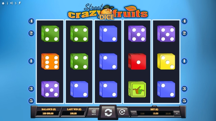 Crazy Fruits Dice Free Play in Demo Mode