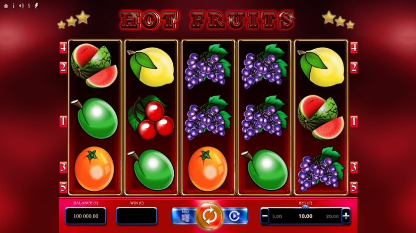 Crazy Fruits Dice play demo here on Kajot Games