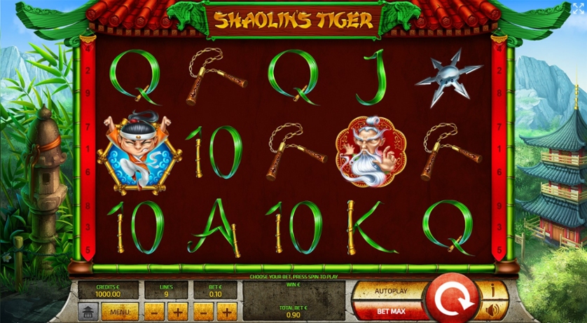 Shaolin Tiger Free Play in Demo Mode
