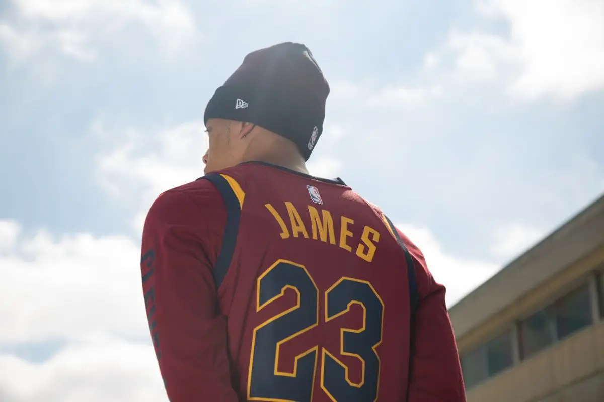 LeBron James' jersey