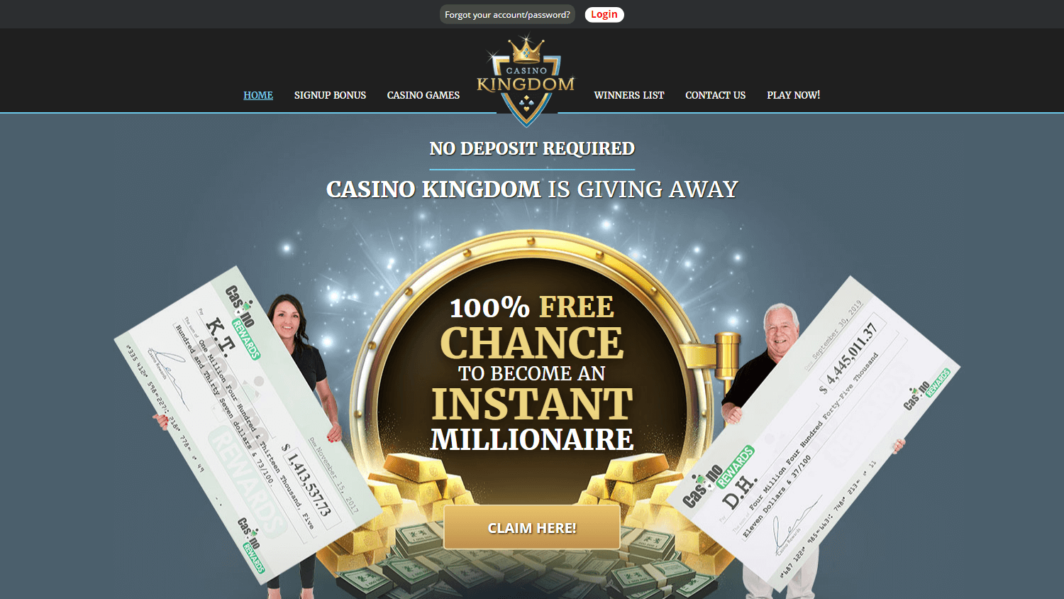 premium Casino Kingdom bonus d'inscription