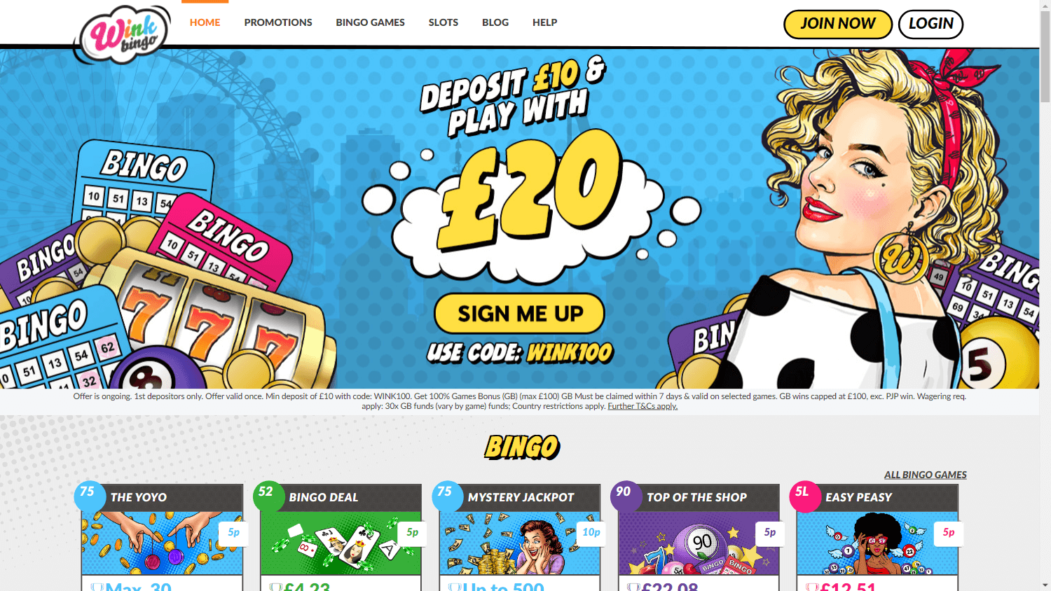 wink_bingo_casino_homepage_desktop