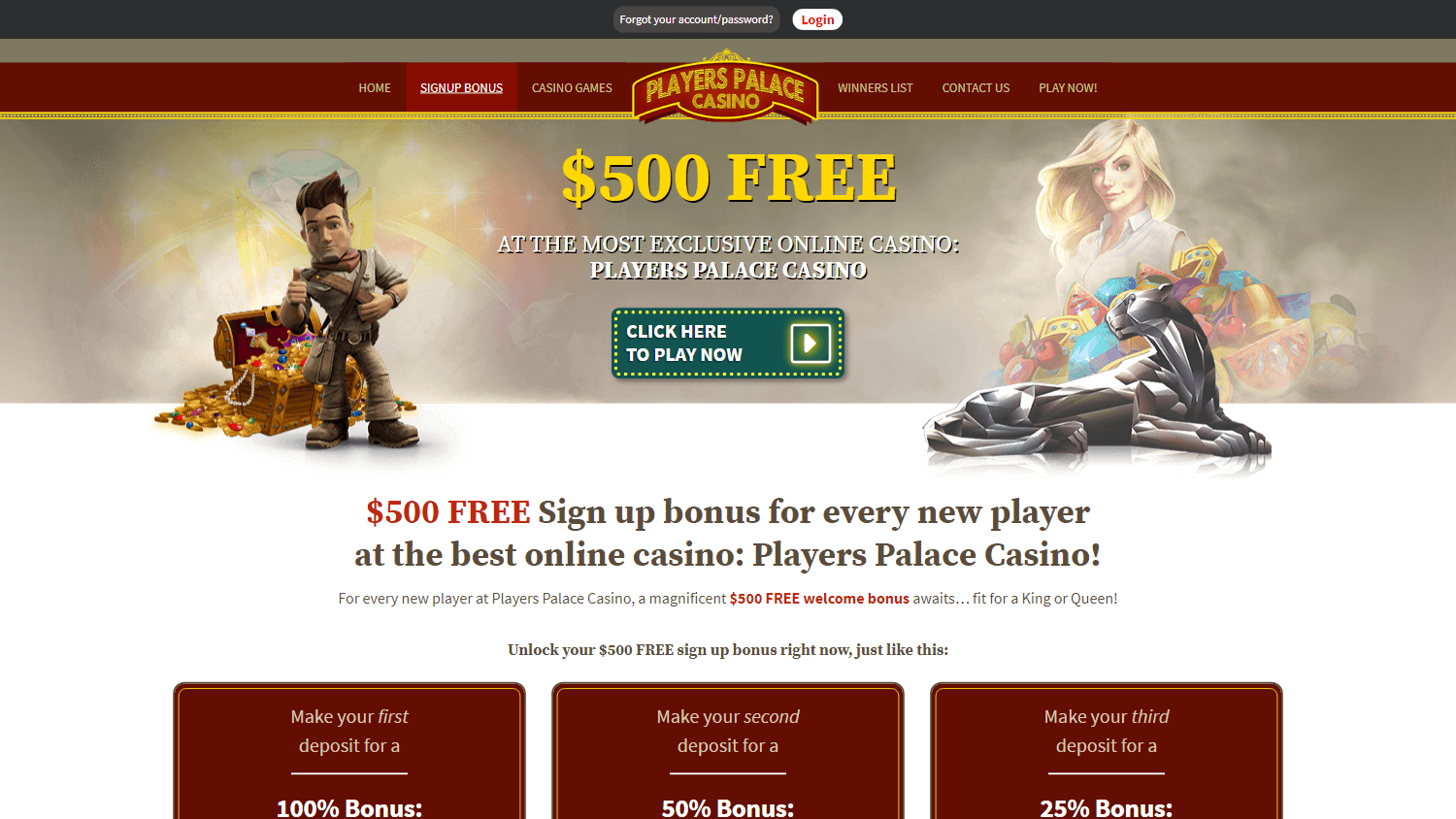 Exciting Promotions at Players Palace
