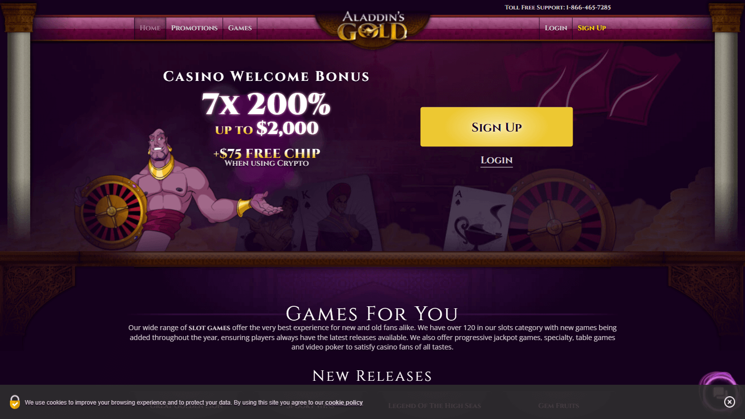 aladdins gold casino no deposit