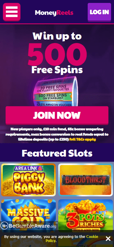 money_reels_casino_homepage_mobile