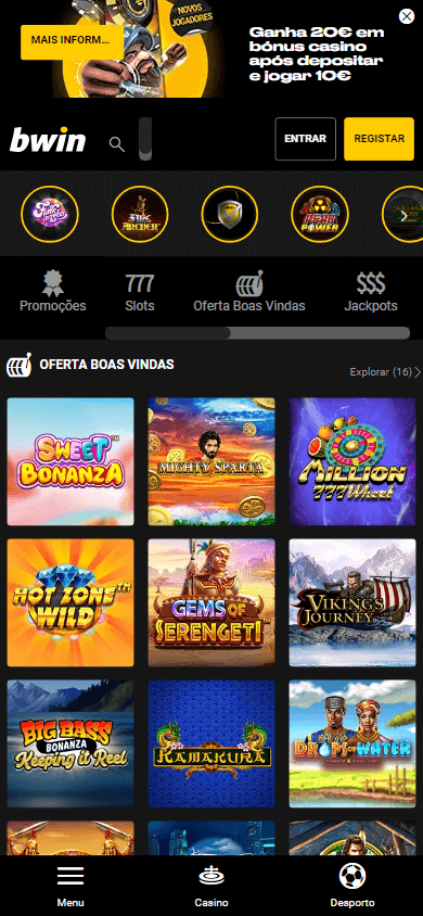 reputable Bwin Casino birthday bonus promotional banner