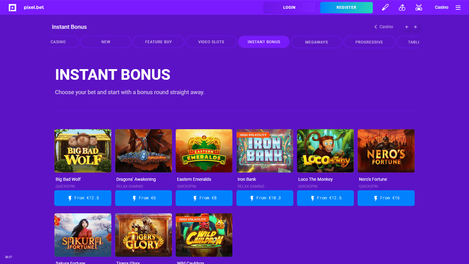 pixel.bet_casino_promotions_desktop