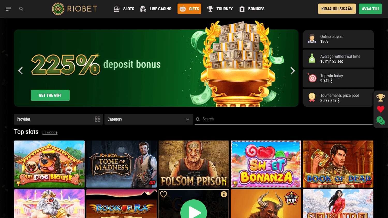riobet_casino_homepage_desktop