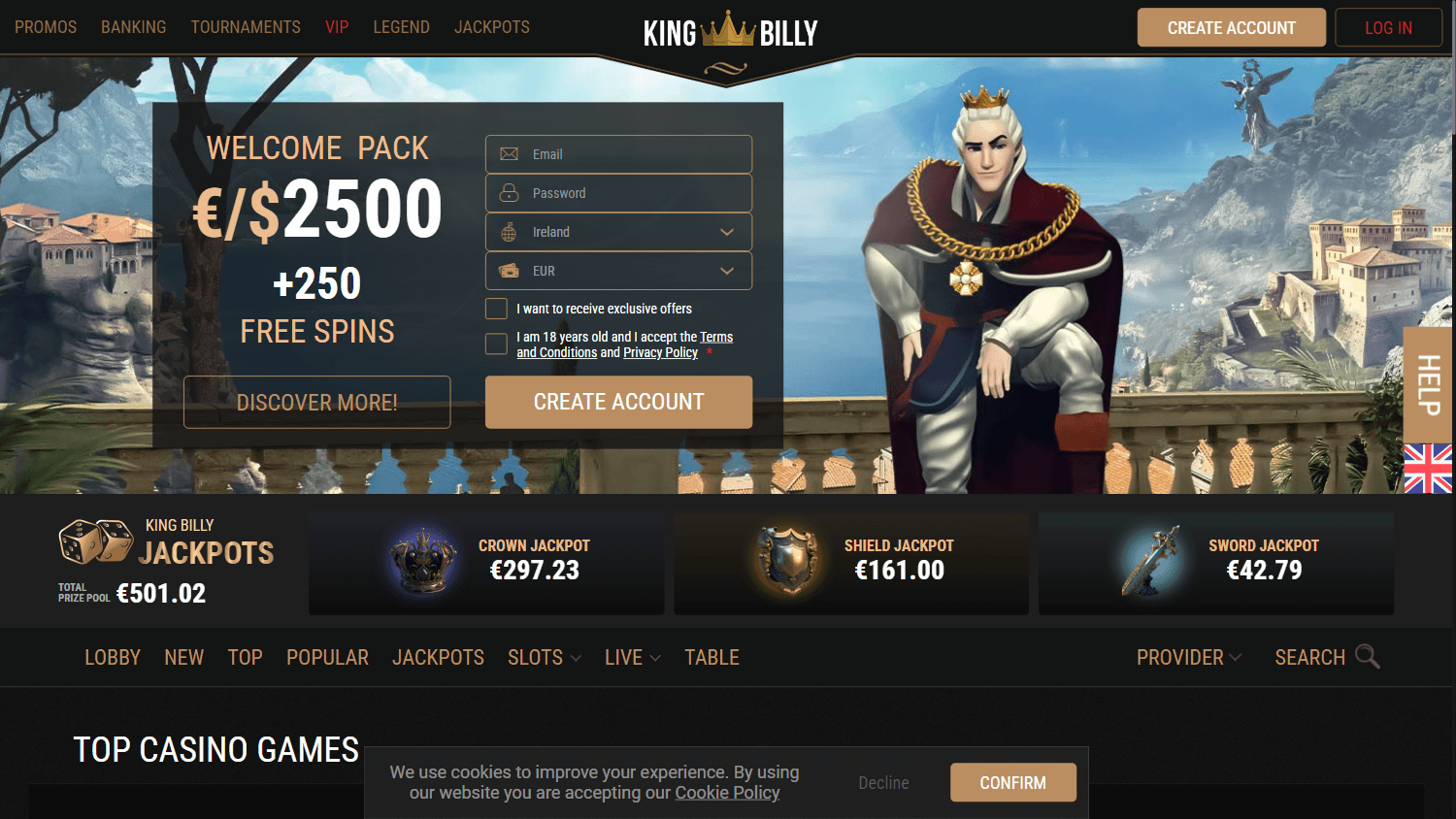 king_billy_casino_(curacao)_homepage_desktop