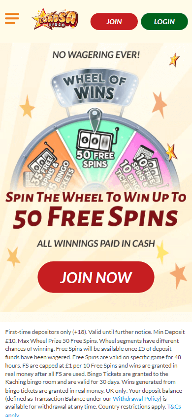 loadsa_bingo_casino_homepage_mobile