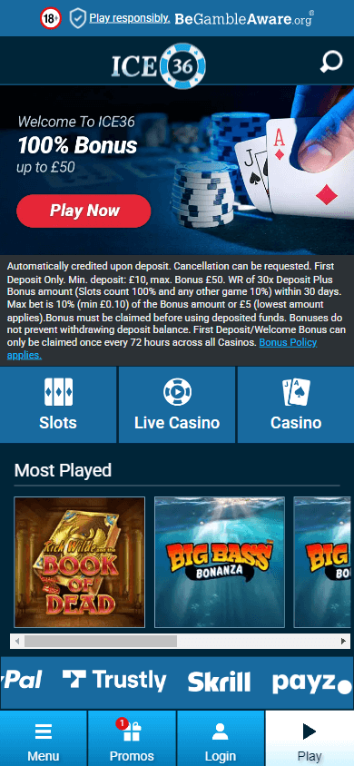 ICE36 Casino Mobile