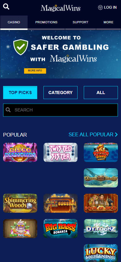 magical_wins_casino_homepage_mobile