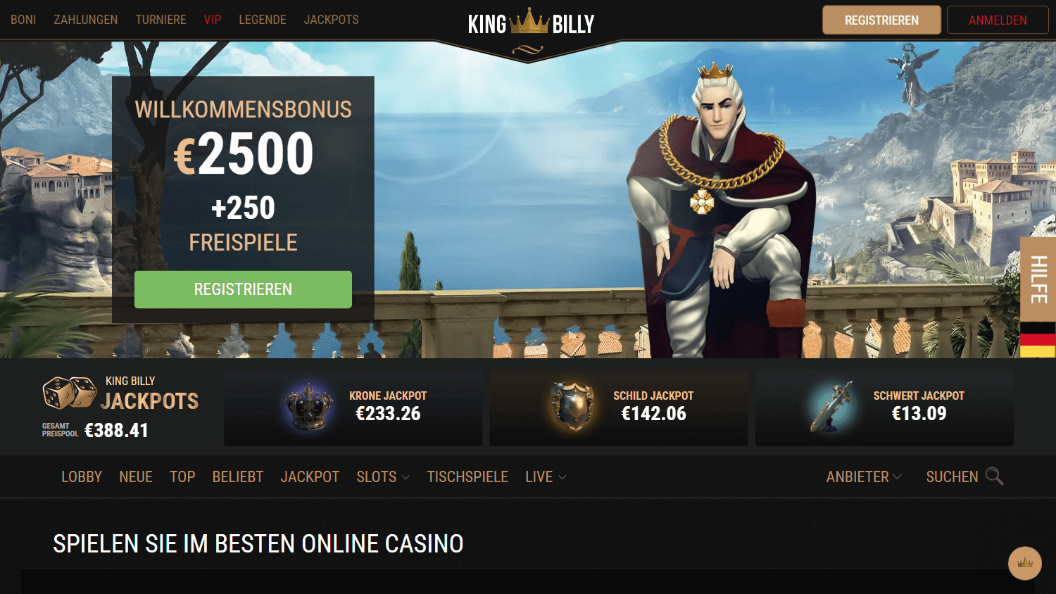 king_billy_casino_(malta)_homepage_desktop