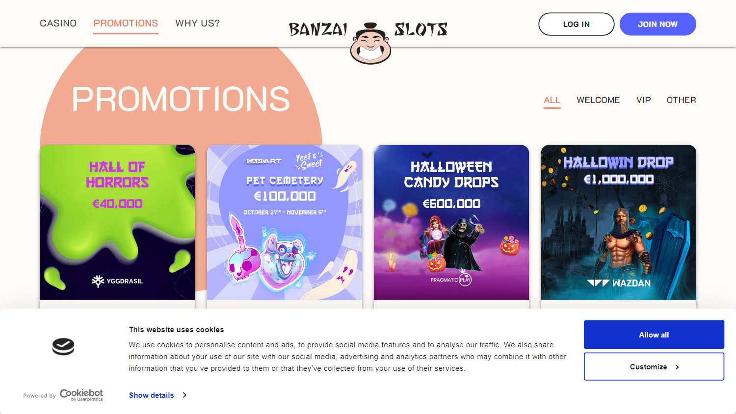 banzaislots_casino_promotions_desktop